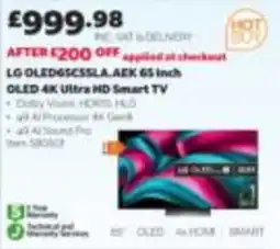 Costco Lg oled 4k ultra hd smart tv offer