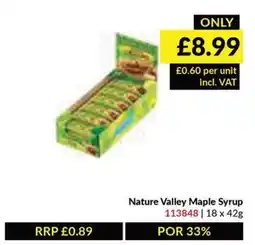 Musgrave MarketPlace Nature Valley Maple Syrup offer