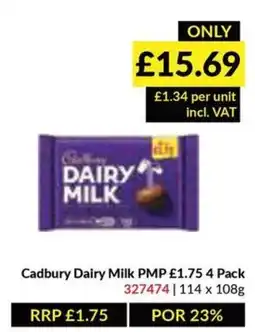 Musgrave MarketPlace Cadbury Dairy Milk offer
