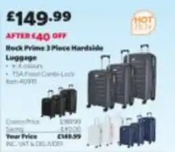 Costco Rock Prime 3 Piece Hardside Luggage offer