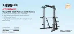 Costco Marcy Platinum Smith Machine offer