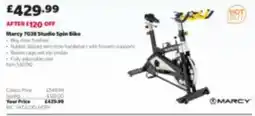 Costco Marcy 7038 Studio Spin Bike offer
