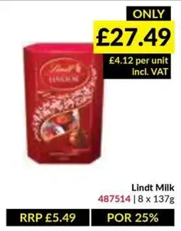 Musgrave MarketPlace Lindt Milk offer