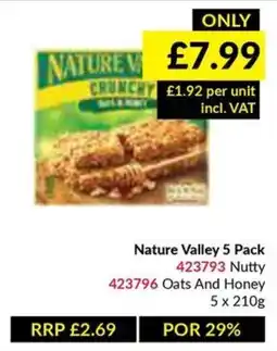 Musgrave MarketPlace Nature Valley Nutty or Oats And Honey offer