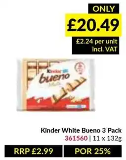Musgrave MarketPlace Kinder White Bueno offer