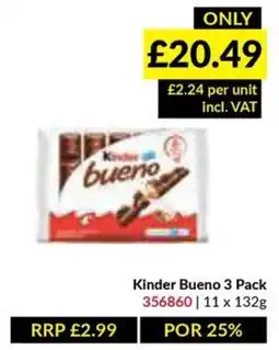 Musgrave MarketPlace Kinder Bueno offer