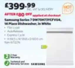 Costco Samsung Series 7 Dishwasher offer