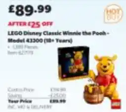 Costco Lego Disney Classic Winnie the Pooh offer