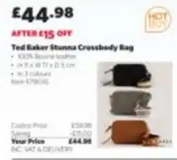 Costco Ted Baker Stunna Crossbody Bag offer
