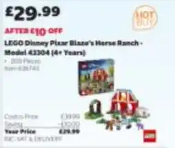 Costco Lego Disney Pixar Blaze's Horse Ranch offer