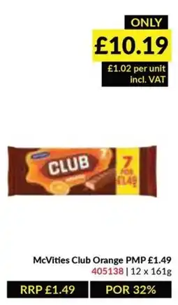 Musgrave MarketPlace McVities Club Orange offer