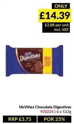 Musgrave MarketPlace McVities Chocolate Digestives offer