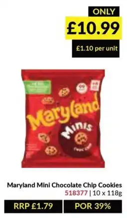 Musgrave MarketPlace Maryland Mini Chocolate Chip Cookies offer