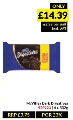Musgrave MarketPlace McVities Dark Digestives offer