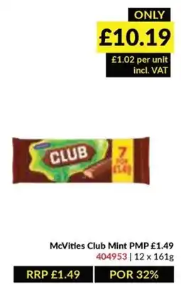 Musgrave MarketPlace McVities Club Mint offer