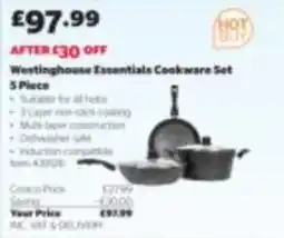 Costco Westinghouse essentials cookware set offer