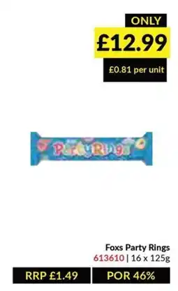 Musgrave MarketPlace Foxts Party Rings offer