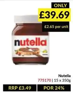 Musgrave MarketPlace Nutella offer