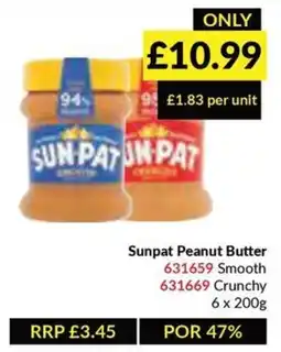 Musgrave MarketPlace Sunpat Peanut Butter offer