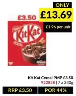 Musgrave MarketPlace Kit Kat Cereal offer