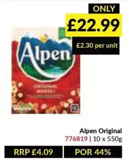 Musgrave MarketPlace Alpen Original offer