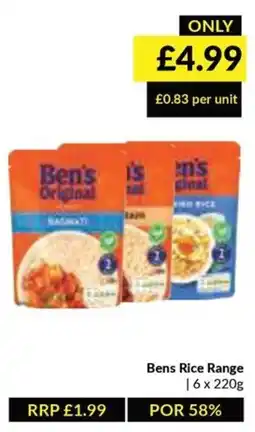 Musgrave MarketPlace Ben's Original Rice Range offer