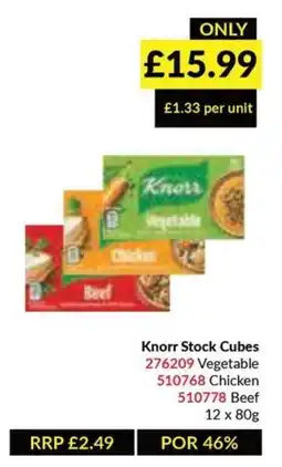 Musgrave MarketPlace Knorr Stock Cubes offer
