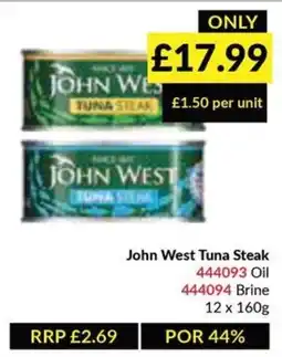 Musgrave MarketPlace John West Tuna Steak offer