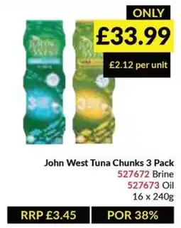 Musgrave MarketPlace John West Tuna Chunks offer