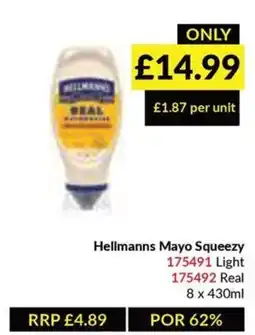 Musgrave MarketPlace Hellmanns Mayo Squeezy offer