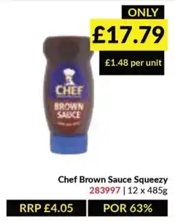 Musgrave MarketPlace Chef Brown Sauce Squeezy offer