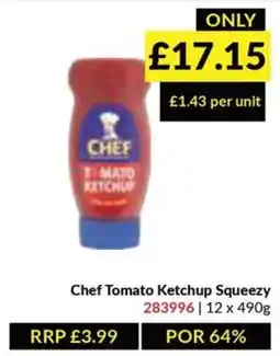 Musgrave MarketPlace Chef Tomato Ketchup Squeezy offer
