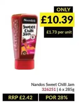 Musgrave MarketPlace Nandos Sweet Chilli Jam offer