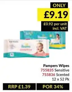 Musgrave MarketPlace Pampers Wipes offer