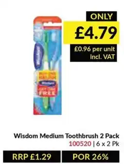 Musgrave MarketPlace Wisdom Medium Toothbrush offer