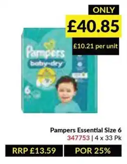 Musgrave MarketPlace Pampers Essential Size 6 offer
