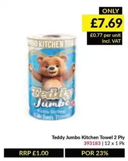 Musgrave MarketPlace Teddy Jumbo Kitchen Towel offer