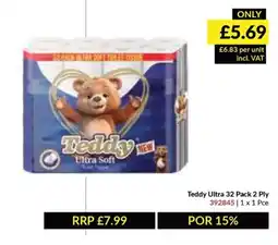 Musgrave MarketPlace Teddy ultra soft toilet tissue offer
