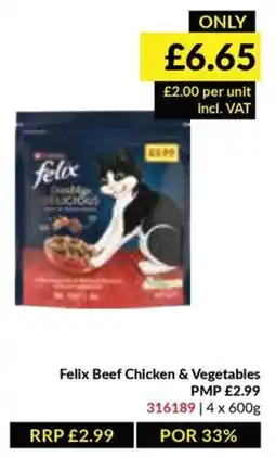 Musgrave MarketPlace Felix Beef Chicken & Vegetables offer