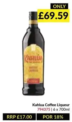 Musgrave MarketPlace Kahlua Coffee Liqueur offer