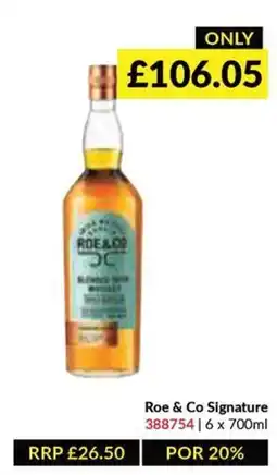 Musgrave MarketPlace Roe & Co Signature offer