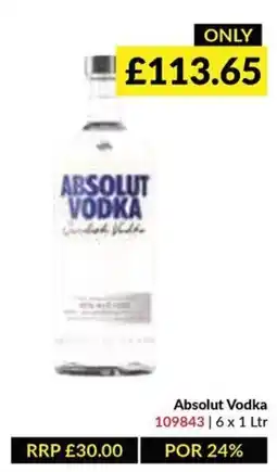 Musgrave MarketPlace Absolut Vodka offer