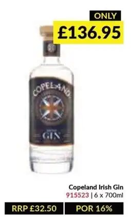 Musgrave MarketPlace Copeland Irish Gin offer