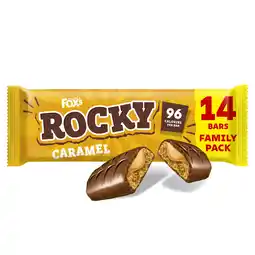 Iceland Fox's Biscuits Rocky Caramel Biscuit Bars 14 Bars Multipack offer
