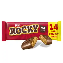Iceland Fox's Biscuits Rocky Original Biscuit Bars 14 Bars Multipack offer