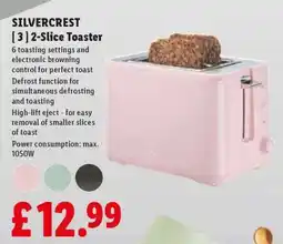 Lidl SILVERCREST [3] 2-Slice Toaster offer