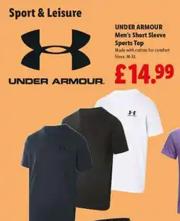 Lidl UNDER ARMOUR Men's Short Sleeve Sports Top offer