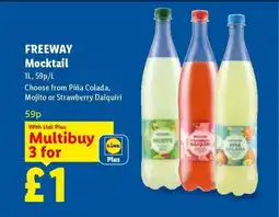 Lidl FREEWAY Mocktail offer
