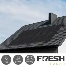 Costco Fresh Solar 6.02kW Solar PV System [14 Panels] with 5.76kW Fox Battery - Fully Installed offer