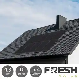 Costco Fresh Solar 4.3kW Solar PV System [10 Panels] with 5.76kW Fox Battery - Fully Installed offer